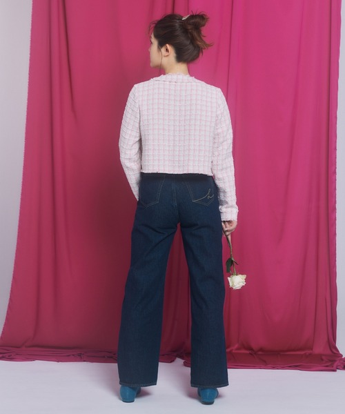 LANTINAM（ランティナム）の「ハイライズストレートジーンズ（デニムパンツ・レディース・インディゴブルー・S/M）」の17枚目の写真