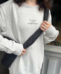 cuorequal（クオレコール）の「シンプル英字ロゴスウェット（スウェット）」