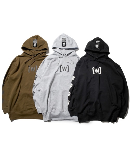 VIRGOwearworks（ヴァルゴウェアワークス）の「Logo hoodie1（パーカー・メンズ・グレー/ブラック/オリーブドラブ・MEDIUM/X-LARGE/XX-LARGE/LARGE）」の4枚目の写真