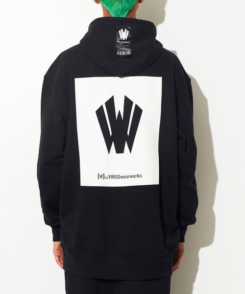 VIRGOwearworks（ヴァルゴウェアワークス）の「Logo hoodie1（パーカー・メンズ・グレー/ブラック/オリーブドラブ・MEDIUM/X-LARGE/XX-LARGE/LARGE）」の10枚目の写真