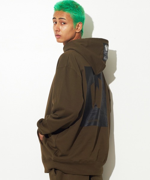 VIRGOwearworks（ヴァルゴウェアワークス）の「Logo hoodie1（パーカー・メンズ・グレー/ブラック/オリーブドラブ・MEDIUM/X-LARGE/XX-LARGE/LARGE）」の11枚目の写真