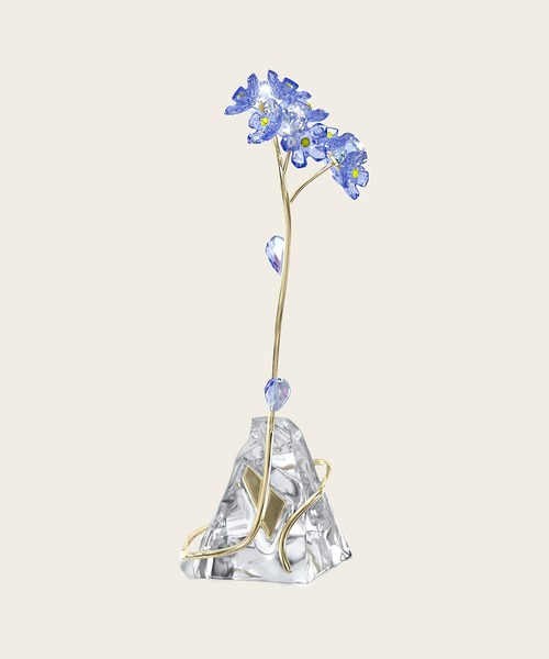 SWAROVSKI スワロフスキー Florere 忘れな草 置物 フィギュリン SWAROVSKI スワロフスキー Florere 忘れな草 置物 フィギュリン