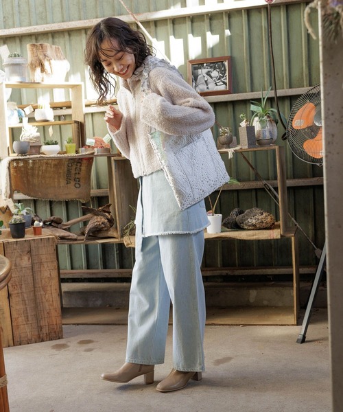 niko and...(ニコアンド)の「オリジナルアソートフリルトートバッグ(トートバッグ・レディース・シルバー/ブラック/その他1/グリーン/ブルー・0)」の6枚目の写真