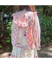 新品 ピンクハウス うさ耳ベスト ラビット うさぎ セール】 うさぎの耳付きベストブラウス （シャツ・ブラウス
