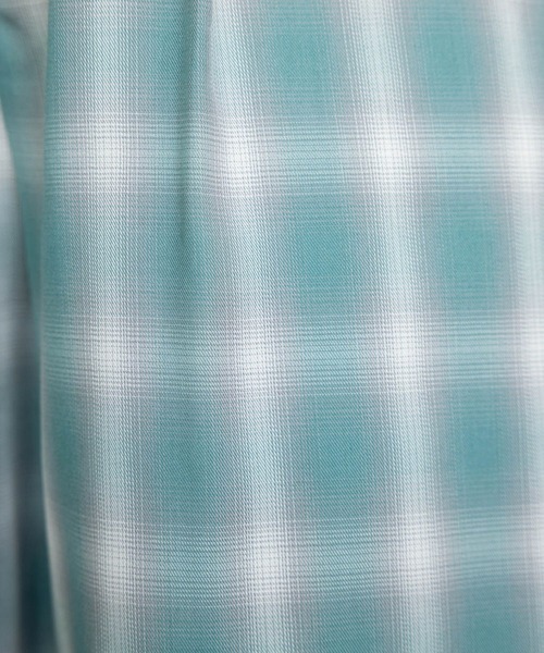 RAGEBLUE（レイジブルー）の「チェック柄ルーズワイドレッグパンツ（スラックス・レディース・ブルー系/レッド系・FREE）」の18枚目の写真