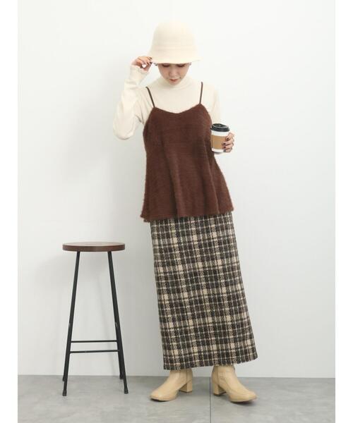 Samansa Mos2 blue（サマンサモスモスブルー）の「◎前後2WAYフェザーキャミビスチェ（シャツ/ブラウス・レディース・ブラック/ブラウン/グレー・F）」の19枚目の写真