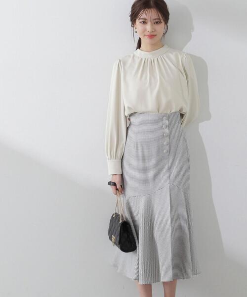 PROPORTION BODY DRESSING（プロポーションボディドレッシング）の「マーメイドフレアスカート / 1214120109（スカート・レディース・ホワイト系その他/ベージュ/ネイビー・MEDIUM/SMALL/X-SMALL）」の8枚目の写真