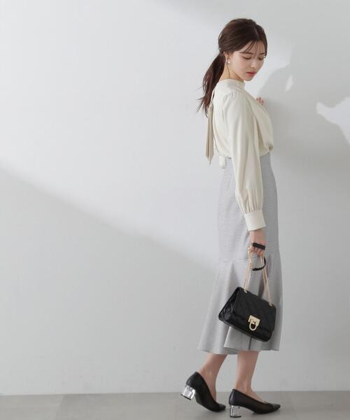 PROPORTION BODY DRESSING（プロポーションボディドレッシング）の「マーメイドフレアスカート / 1214120109（スカート・レディース・ホワイト系その他/ベージュ/ネイビー・MEDIUM/SMALL/X-SMALL）」の9枚目の写真