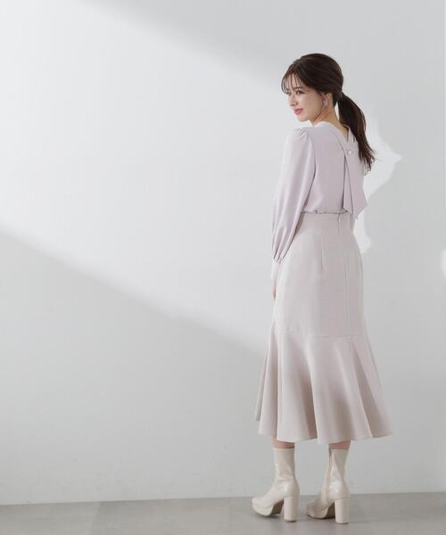 PROPORTION BODY DRESSING（プロポーションボディドレッシング）の「マーメイドフレアスカート / 1214120109（スカート・レディース・ホワイト系その他/ベージュ/ネイビー・MEDIUM/SMALL/X-SMALL）」の22枚目の写真