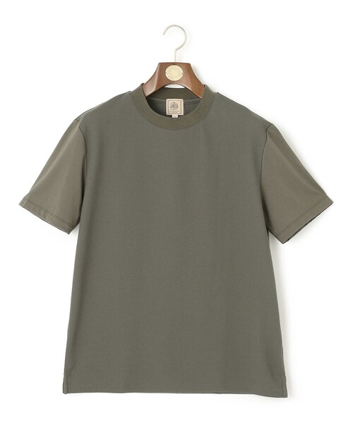 J.PRESS(ジェイプレス)の「汗ばむ夏の最適解Tシャツ【UVカット / 接触冷感 】【J.PRESS PREMIUM JERSEY】無地コットン Tシャツ(Tシャツ/カットソー・メンズ・ブラック系/ネイビー系/ホワイト系/ダークグリーン系・LARGE/MEDIUM/X-LARGE/SMALL)」の7枚目の写真