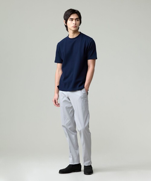 J.PRESS(ジェイプレス)の「汗ばむ夏の最適解Tシャツ【UVカット / 接触冷感 】【J.PRESS PREMIUM JERSEY】無地コットン Tシャツ(Tシャツ/カットソー・メンズ・ブラック系/ネイビー系/ホワイト系/ダークグリーン系・LARGE/MEDIUM/X-LARGE/SMALL)」の10枚目の写真