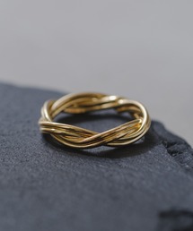 Wave Cross Ring