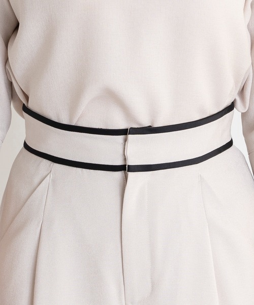 EUCLAID(エウクレイド)の「リネンライクワイドパンツ(その他パンツ・レディース・ネイビー/ライトベージュ・40/38/36)」の12枚目の写真