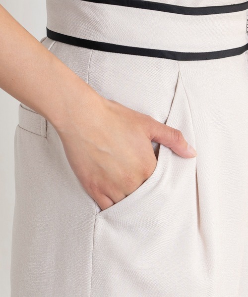 EUCLAID(エウクレイド)の「リネンライクワイドパンツ(その他パンツ・レディース・ネイビー/ライトベージュ・40/38/36)」の13枚目の写真