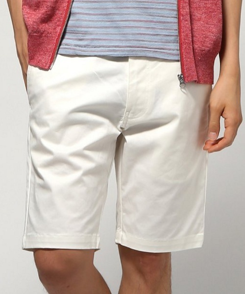 JOURNAL STANDARD（ジャーナルスタンダード）の「ウエポンショーツ #（その他パンツ・メンズ・ホワイト/キャメル/ベージュ/ネイビー・MEDIUM/SMALL/LARGE）」の2枚目の写真