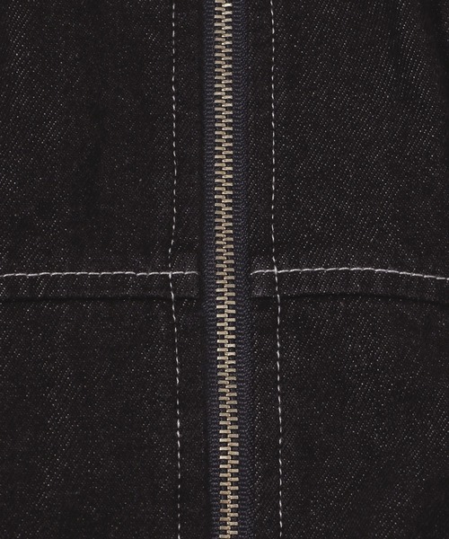 mysty woman（ミスティウーマン）の「フロントZIPデニムジャンスカ　996665（ジャンパースカート・レディース・ブラック/ライトブルー/ブルー・FREE）」の14枚目の写真