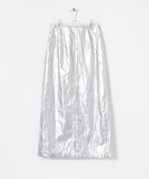 スカート SHINY POINTELLE KNIT SKIRT セール】shiny pencil skirt(スカート)|LAATO(ラート)の