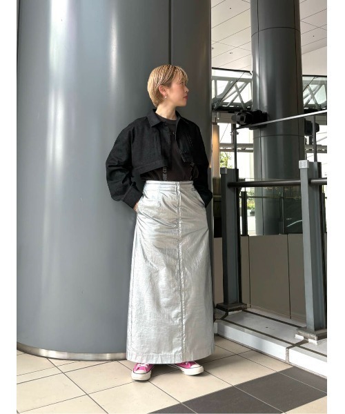 LAATO シャイニーペンシルスカート セール】shiny pencil skirt（スカート）｜LAATO（ラート）の