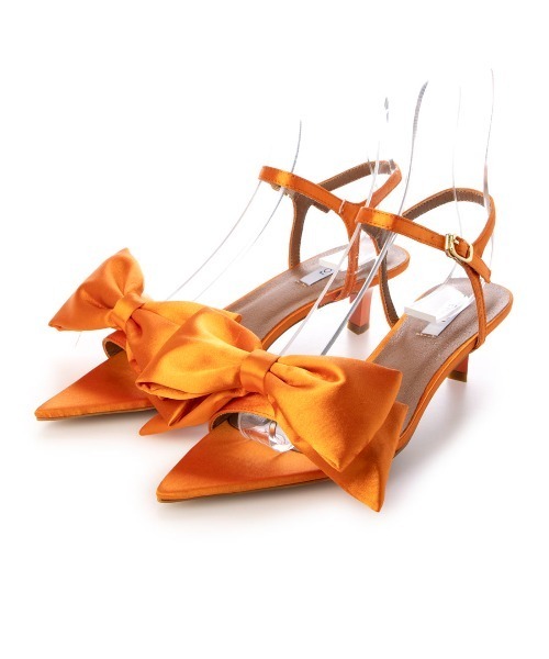 EVOL（イーボル）の「【EVOL】リボンポインテッドサンダル IW5378（サンダル・レディース・ゴールド/オレンジ/ブラック/シルバーグレー・LL/L/M/S）」の16枚目の写真
