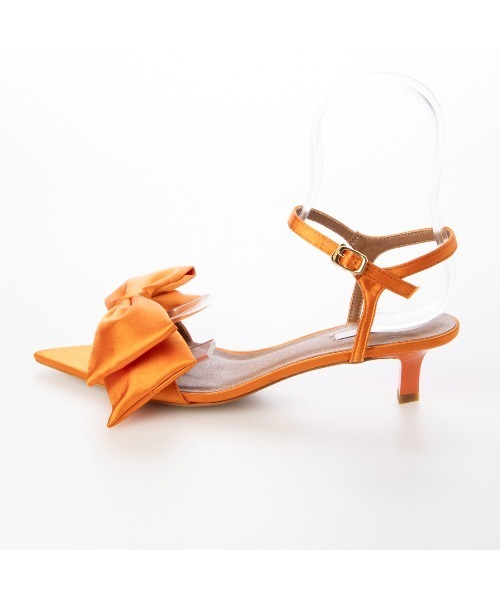 EVOL（イーボル）の「【EVOL】リボンポインテッドサンダル IW5378（サンダル・レディース・ゴールド/オレンジ/ブラック/シルバーグレー・LL/L/M/S）」の17枚目の写真