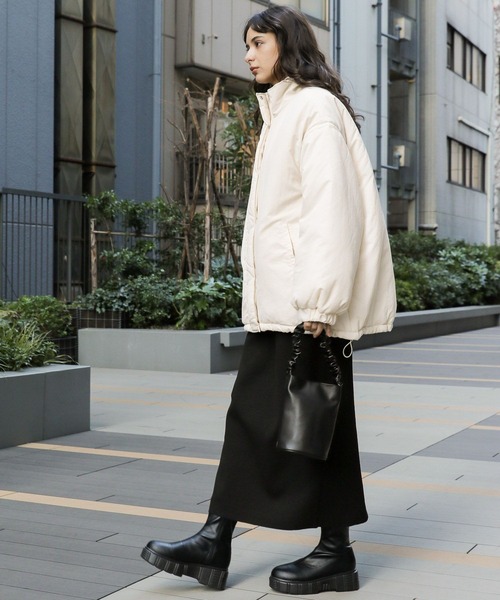 LAKOLE（ラコレ）の「12ゲージニットナロースカート / 997315（スカート・レディース・グレー/ラベンダー/ブラック・SMALL/MEDIUM）」の4枚目の写真