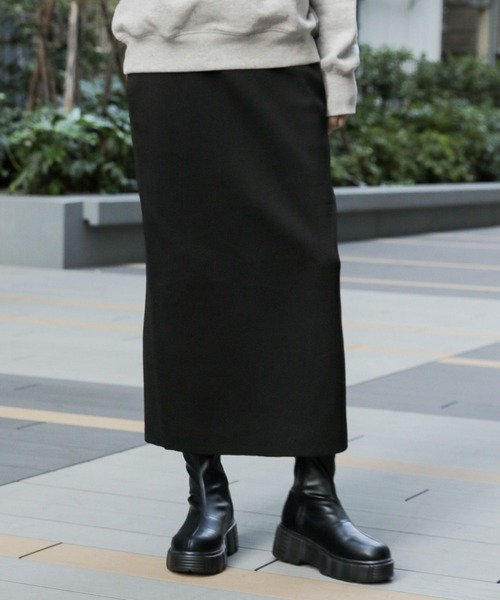 LAKOLE（ラコレ）の「12ゲージニットナロースカート / 997315（スカート・レディース・グレー/ラベンダー/ブラック・SMALL/MEDIUM）」の5枚目の写真