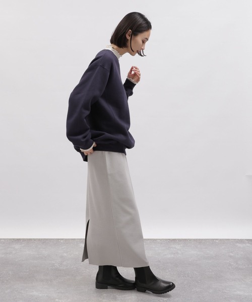 LAKOLE（ラコレ）の「12ゲージニットナロースカート / 997315（スカート・レディース・グレー/ラベンダー/ブラック・SMALL/MEDIUM）」の16枚目の写真