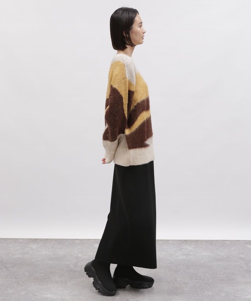 LAKOLE（ラコレ）の「12ゲージニットナロースカート / 997315（スカート・レディース・グレー/ラベンダー/ブラック・SMALL/MEDIUM）」の9枚目の写真