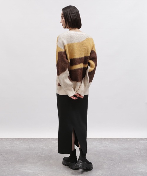 LAKOLE（ラコレ）の「12ゲージニットナロースカート / 997315（スカート・レディース・グレー/ラベンダー/ブラック・SMALL/MEDIUM）」の10枚目の写真