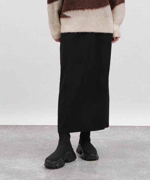 LAKOLE（ラコレ）の「12ゲージニットナロースカート / 997315（スカート・レディース・グレー/ラベンダー/ブラック・SMALL/MEDIUM）」の11枚目の写真