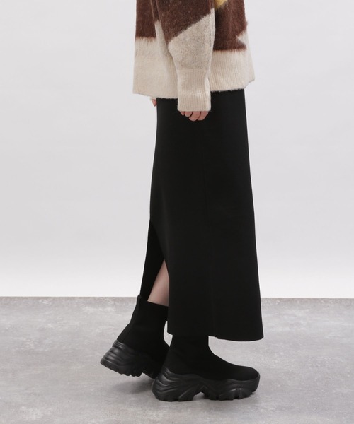 LAKOLE（ラコレ）の「12ゲージニットナロースカート / 997315（スカート・レディース・グレー/ラベンダー/ブラック・SMALL/MEDIUM）」の13枚目の写真