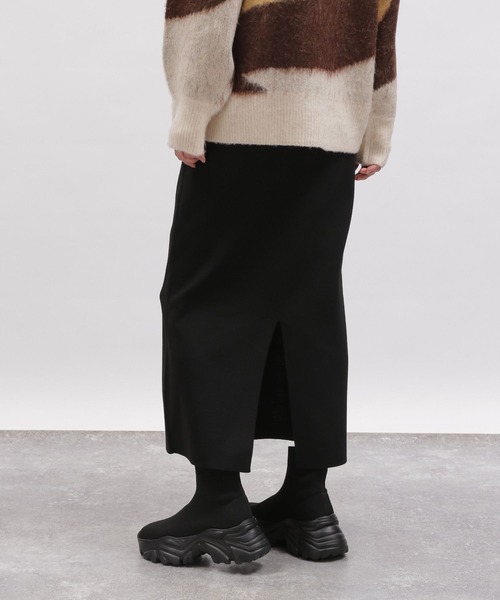 LAKOLE（ラコレ）の「12ゲージニットナロースカート / 997315（スカート・レディース・グレー/ラベンダー/ブラック・SMALL/MEDIUM）」の14枚目の写真