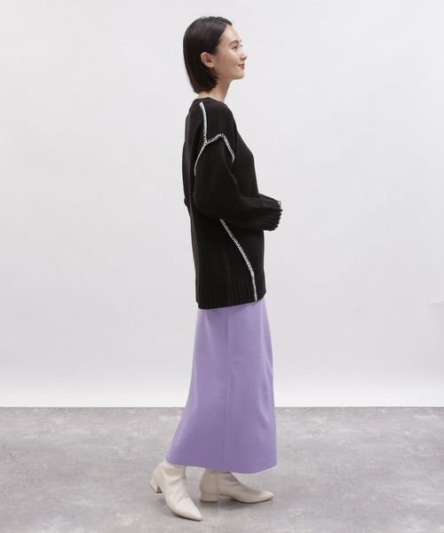 LAKOLE（ラコレ）の「12ゲージニットナロースカート / 997315（スカート・レディース・グレー/ラベンダー/ブラック・SMALL/MEDIUM）」の21枚目の写真