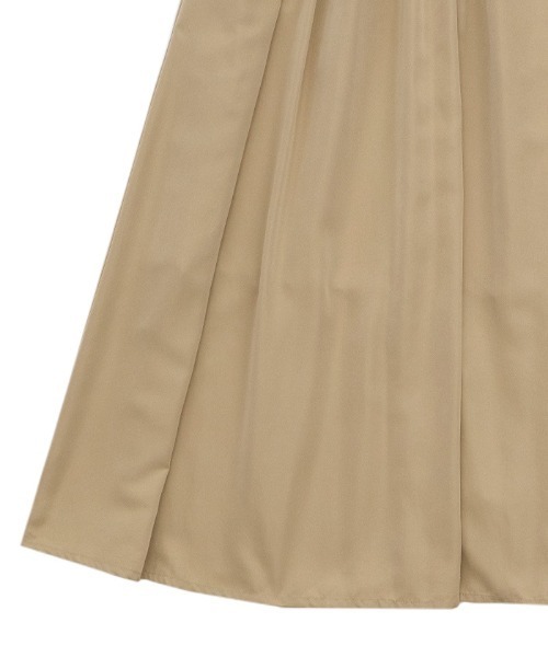 select MOCA(セレクトモカ)の「タックマキシフレアスカート(スカート・レディース・ベージュ/ブラック/ライトグレー・FREE)」の8枚目の写真