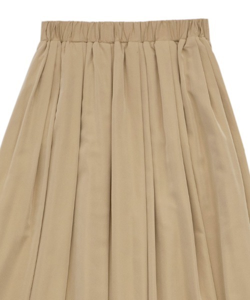 select MOCA(セレクトモカ)の「タックマキシフレアスカート(スカート・レディース・ベージュ/ブラック/ライトグレー・FREE)」の9枚目の写真