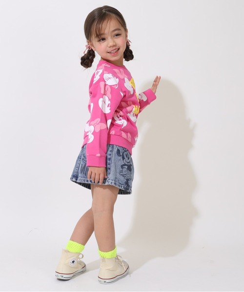 Disney(ディズニー)の「親子お揃い ディズニー 総柄 トレーナー 9210K(スウェット・キッズ・その他9/ブラック×レッド/グリーン/ピンク・80cm/90cm/100cm/110cm/120cm/130cm/140cm/150cm)」の11枚目の写真
