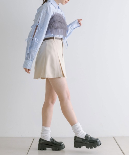 OLIVE des OLIVE(オリーブデオリーブ)の「フリルチュールマルチウェイビスチェ 1041040050(キャミソール・レディース・チャコールグレー/ブラック/オフホワイト・FREE)」の19枚目の写真