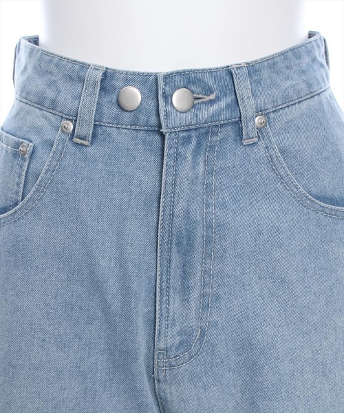 clear（クリア）の「ワイドデニムパンツ[骨格ナチュラル]≪2024AW新作≫（デニムパンツ・レディース・ブラック/ライトブルー・S/M）」の9枚目の写真