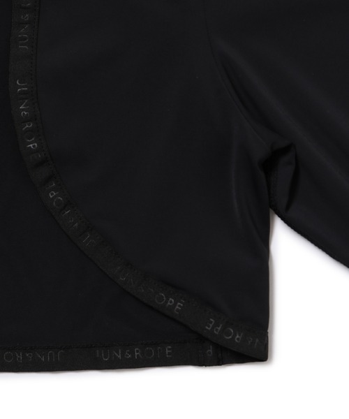 JUN&ROPE'（ジュンアンドロペ）の「【UV】【吸汗速乾】クールコア　アウターボレロ（カーディガン/ボレロ・レディース・ホワイト/ブラック・FREE）」の7枚目の写真