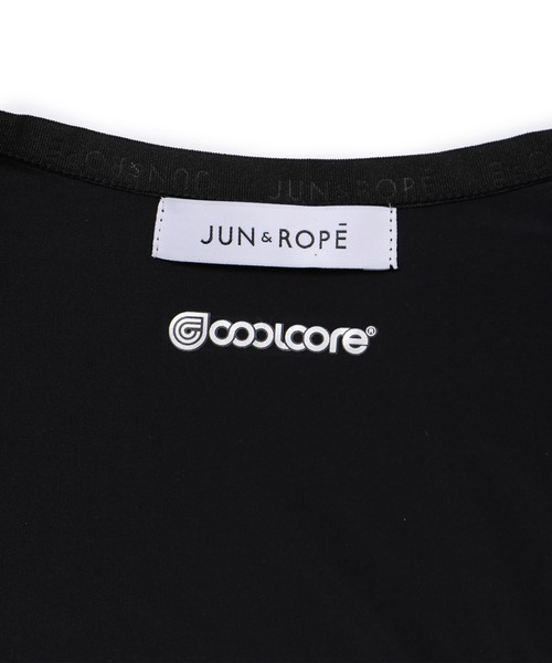 JUN&ROPE'（ジュンアンドロペ）の「【UV】【吸汗速乾】クールコア　アウターボレロ（カーディガン/ボレロ・レディース・ホワイト/ブラック・FREE）」の5枚目の写真