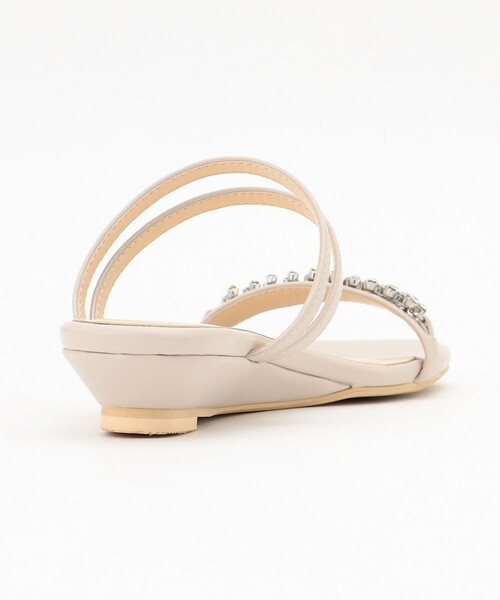 ANY SIS（エニィスィス）の「【23.5~24.0cm】ジュエル調2WAYフラット サンダル（サンダル・レディース・ベージュ系/ブラック系・LARGE/MEDIUM）」の10枚目の写真