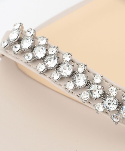 ANY SIS（エニィスィス）の「【23.5~24.0cm】ジュエル調2WAYフラット サンダル（サンダル・レディース・ベージュ系/ブラック系・LARGE/MEDIUM）」の12枚目の写真
