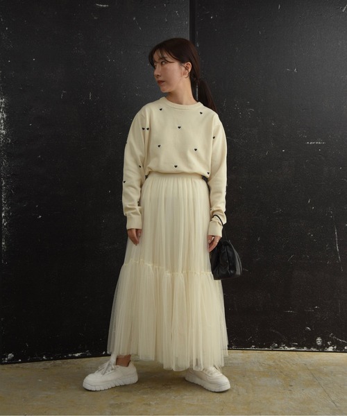 I_am（アイアム）の「volume tulle skirt / ボリュームチュールスカート（スカート・レディース・アイボリー・FREE）」の4枚目の写真