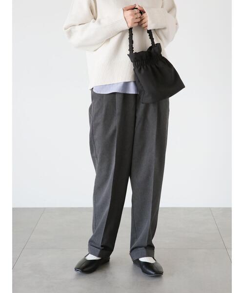 Lugnoncure（ルノンキュール）の「テーパードパンツ（その他パンツ・レディース・ブラック/ベージュ/ネイビー・F）」の4枚目の写真