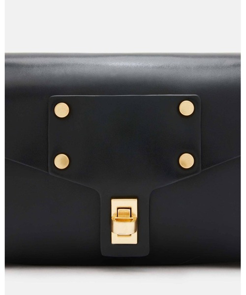 ALLSAINTS（オールセインツ）の「MIRO MINI LEATHER CROSSBODY BAG | MIRO ミニ レザー クロスボディ バッグ（ショルダーバッグ・レディース・ブラック・ONE SIZE）」の7枚目の写真