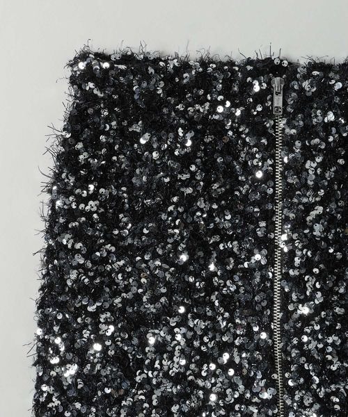 JEANASIS（ジーナシス）の「2WAYスパンコールビスチェ/105582（ベスト・レディース・ブラック/ホワイト・FREE）」の5枚目の写真