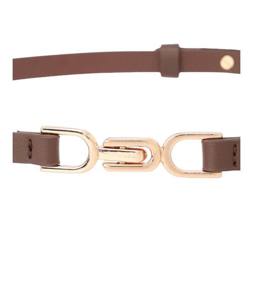 Green　Parks（グリーンパークス）の「every　walk　ビットベルトⅡ（ベルト・レディース・ブラウン・FREE）」の3枚目の写真