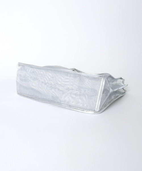 Three Four Time（ｽﾘｰﾌｫｰﾀｲﾑ）の「A4メッシュバッグインバッグ（エコバッグ/サブバッグ・レディース・ブラック/ブルー/シルバー・FREE）」の5枚目の写真