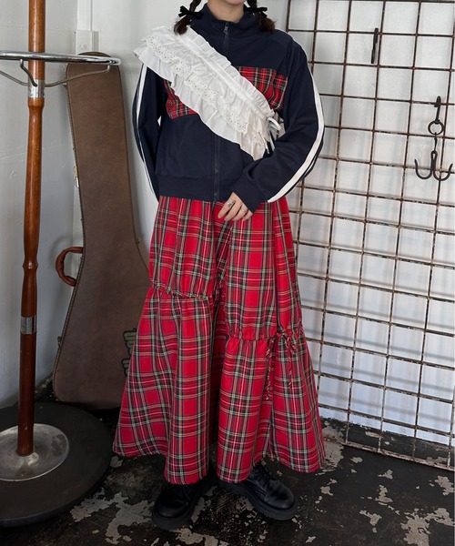 kutir（クティール）の「マルチウェイコットンレース付けフリル（付け襟・レディース・オフホワイト/ブラック・FREE）」の14枚目の写真