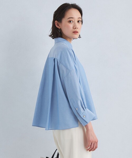 新品　未使用　グリーンレーベル　シアーブルゾン　ブラウス シアー シャツ ブルゾン